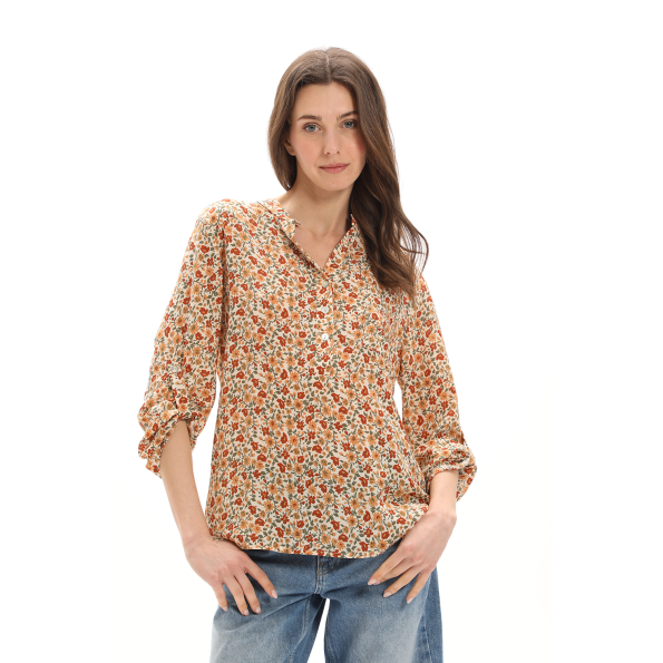 Γυναικεία tunic ATTRATTIVO 9919062 μπεζ floral 