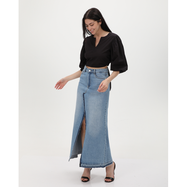 Γυναικείο crop top ALE 8918492 μαύρη Γυναικεία
