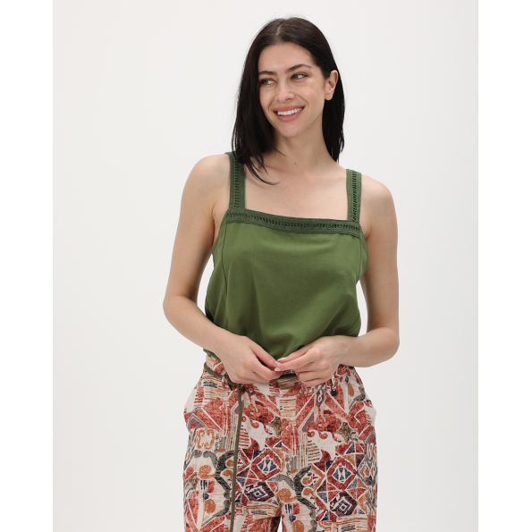 Γυναικείο top ALE 81311417 χακί