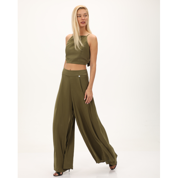 Γυναικείο crop top 'ALE 82256431 λαδί Γυναικεία