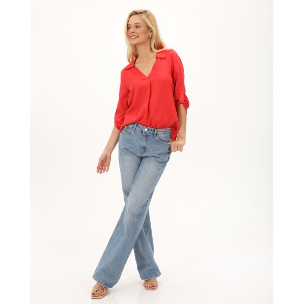 Γυναικεία tunic ALE 81099242C κόκκινη