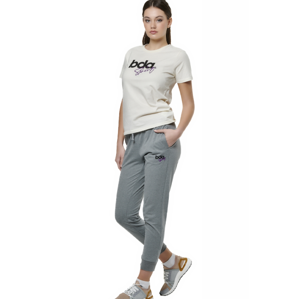 Γυναικείο παντελόνι φόρμας BODY ACTION 021526-01 γκρι
