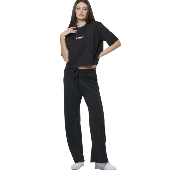 Γυναικείο παντελόνι φόρμας BODY ACTION 021527-01 μαύρο