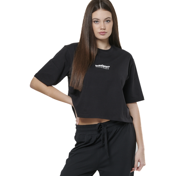 Γυναικείο t-shirt BODY ACTION 051520-01 μαύρο