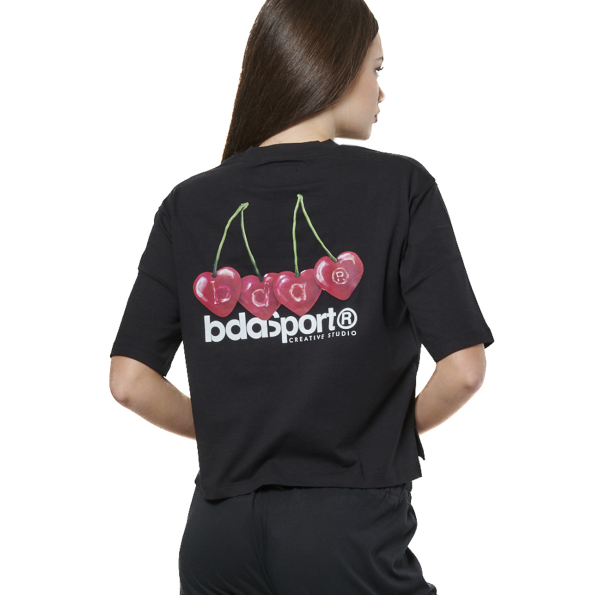 Γυναικείο t-shirt BODY ACTION 051520-01 μαύρο