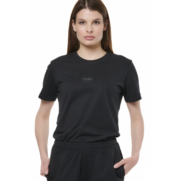 Γυναικείο t-shirt BODY ACTION 051523-01 μαύρο