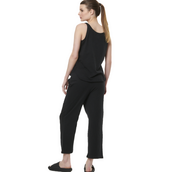 Γυναικείο tank top BODY ACTION 041517-01 μαύρο