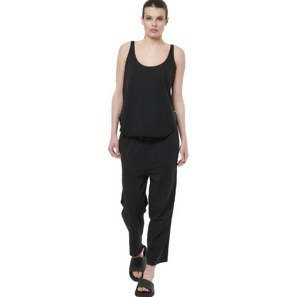 Γυναικείο tank top BODY ACTION 041517-01 μαύρο