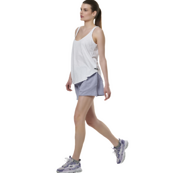 Γυναικείο tank top BODY ACTION 041517-01 λευκό