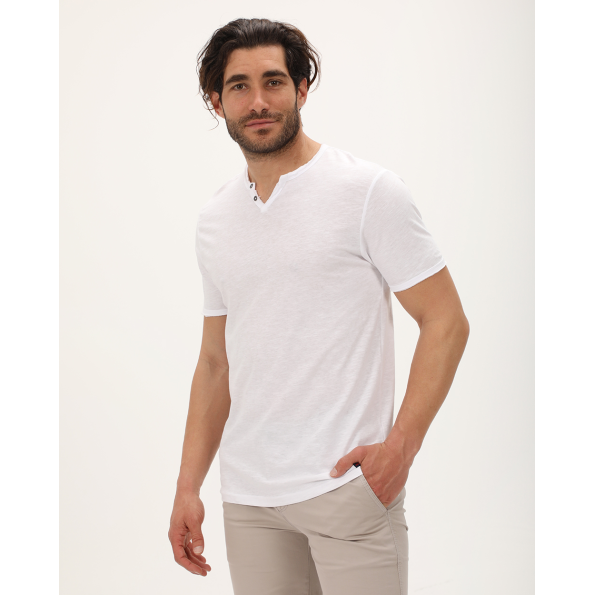 Aνδρικό t-shirt VAN HIPSTER 72256 λευκό