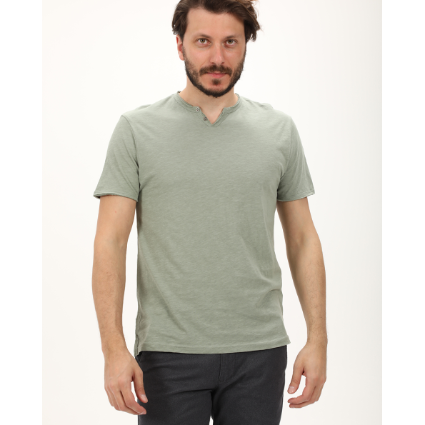 Aνδρικό t-shirt VAN HIPSTER 72256 πράσινο