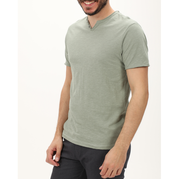Aνδρικό t-shirt VAN HIPSTER 72256 πράσινο