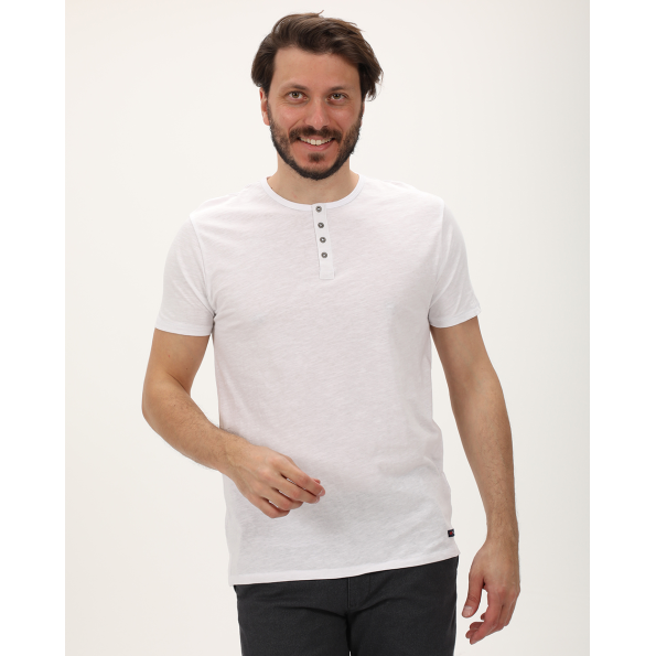 Aνδρικό t-shirt VAN HIPSTER 72258 λευκό
