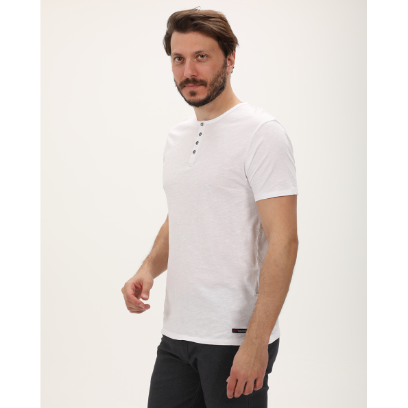 Aνδρικό t-shirt VAN HIPSTER 72258 λευκό