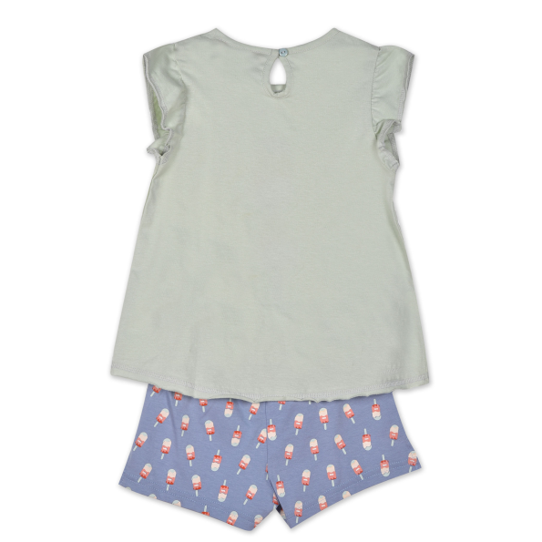 Παιδικό σετ απο t-shirt και σορτς BODYTALK 1231-743299 πράσινο μπλε