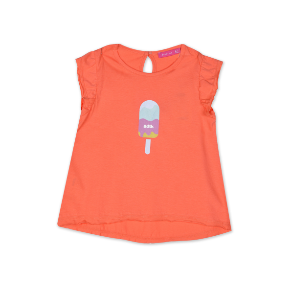 Παιδικό σετ απο t-shirt και σορτς BODYTALK 1231-743299 πορτοκαλί