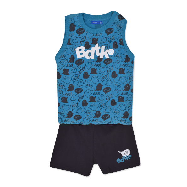 Παιδικό σετ από t-shirt και σορτς BODYTALK 1211-733099 μπλε