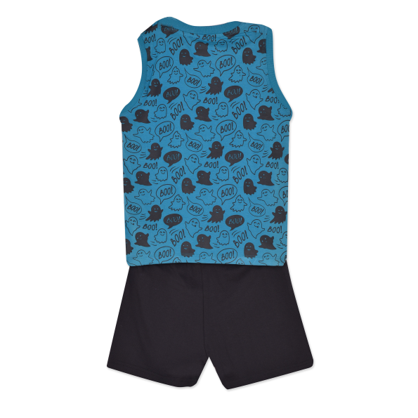 Παιδικό σετ από t-shirt και σορτς BODYTALK 1211-733099 μπλε