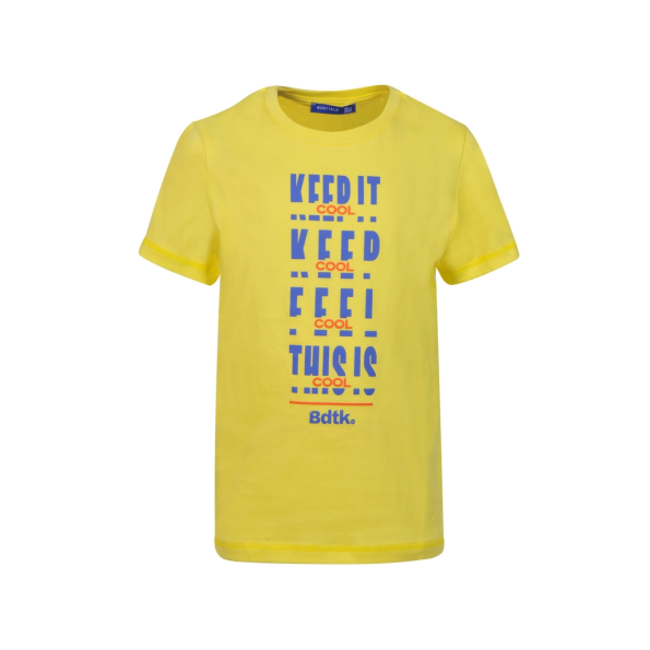 Παιδικό t-shirt BODYTALK 1201-754628 κίτρινο
