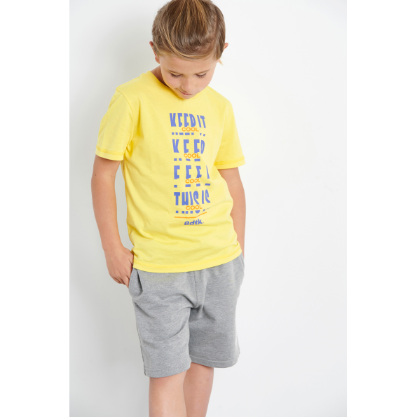 Παιδικό t-shirt BODYTALK 1201-754628 κίτρινο