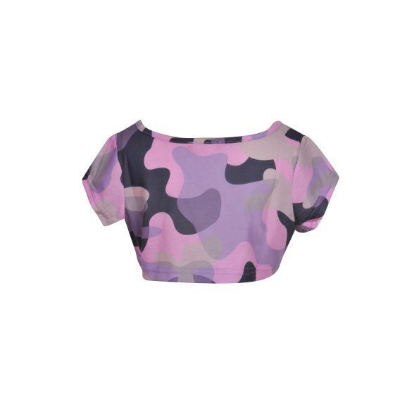 Παιδικό crop top BODYTALK 1211-708120 μοβ
