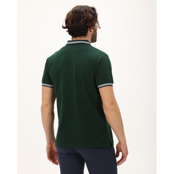 Ανδρική polo μπλούζα DORS 1134002.C06 πράσινη
