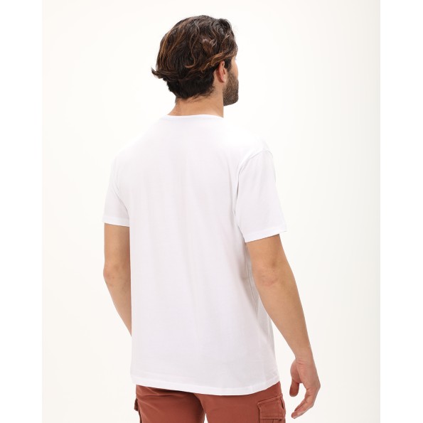 Ανδρικό t-shirt DORS 1136024.C01 λευκό