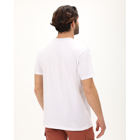 Ανδρικό t-shirt DORS 1136024.C01 λευκό