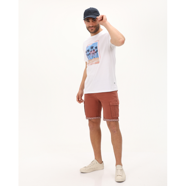 Ανδρικό t-shirt DORS 1136024.C01 λευκό