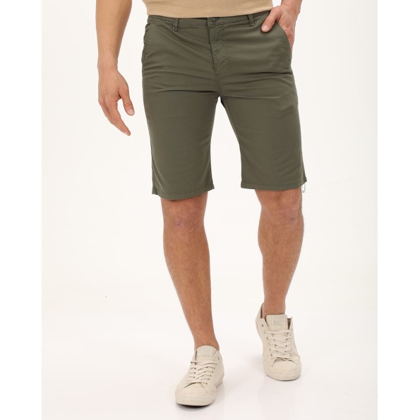 Ανδρική chino βερμούδα DORS 2136001.C10 χακί