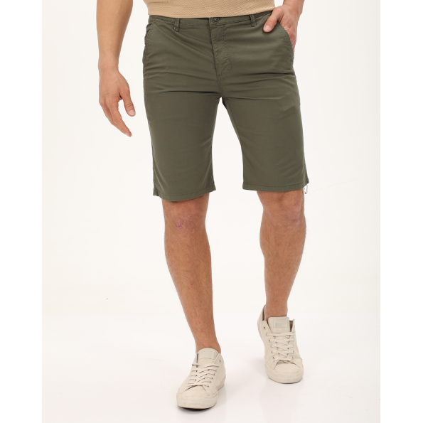Ανδρική chino βερμούδα DORS 2136001.C10 χακί
