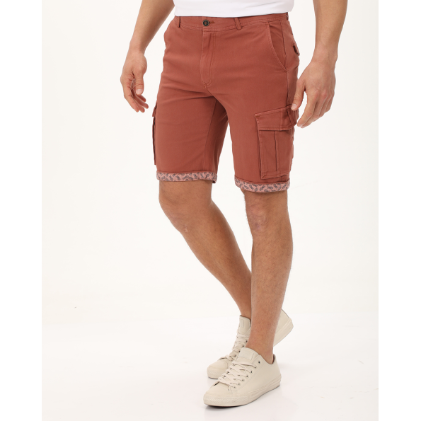 Ανδρική cargo βερμούδα DORS 2136004.C02 καφέ