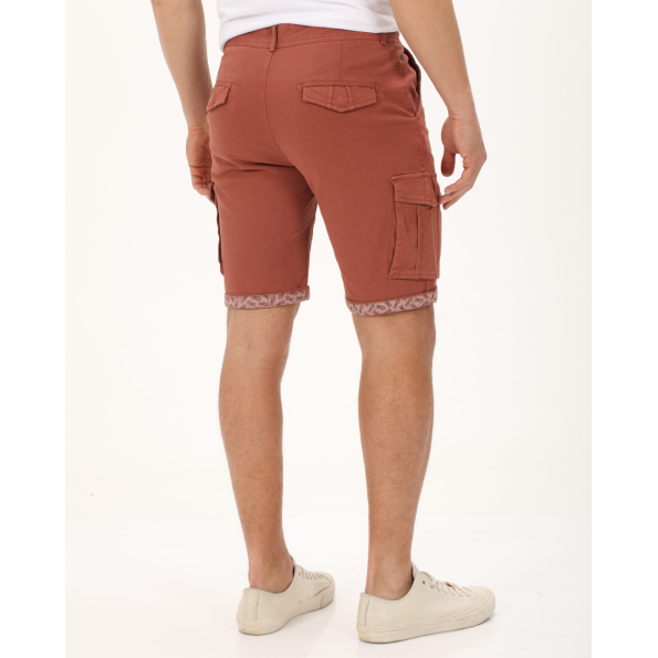 Ανδρική cargo βερμούδα DORS 2136004.C02 καφέ