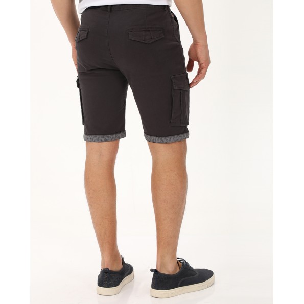 Ανδρική cargo βερμούδα DORS 2136004.C06 ανθρακί
