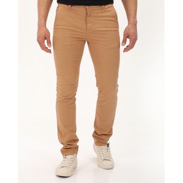 Ανδρικό chino παντελόνι DORS 2036001.C04 καφέ