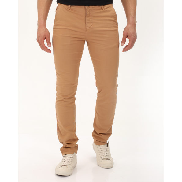 Ανδρικό chino παντελόνι DORS 2036001.C04 καφέ