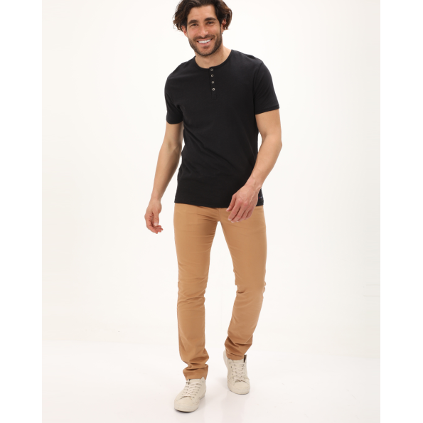Ανδρικό chino παντελόνι DORS 2036001.C04 καφέ