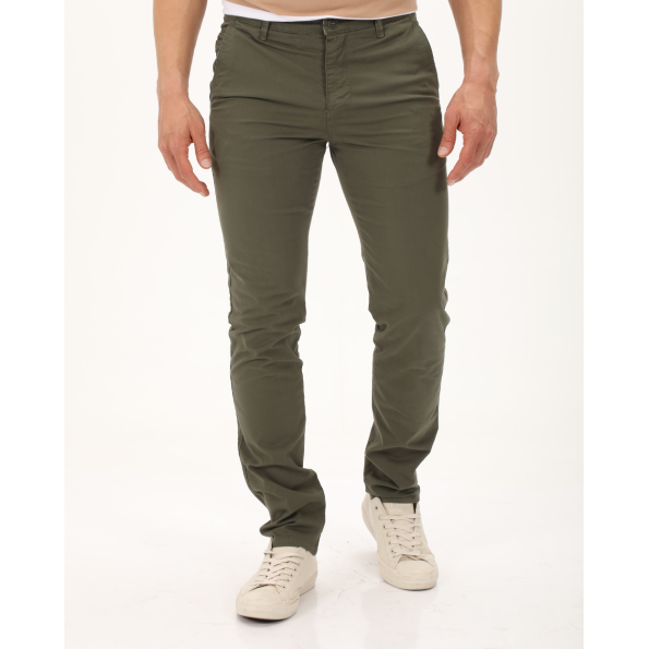 Ανδρικό chino παντελόνι DORS 2036001.C08 χακί