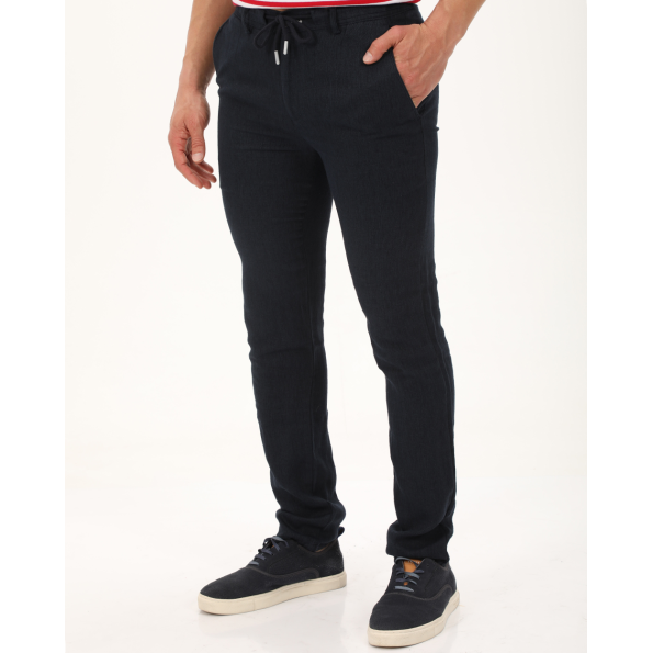 Ανδρικό chino παντελόνι DORS 2036004.C02 μπλε ναυτικό