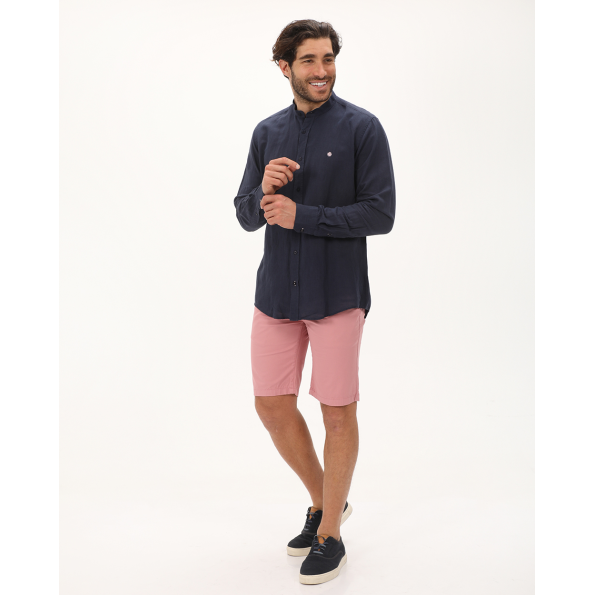 Ανδρική chino βερμούδα DORS 2134001.C07 ροζ