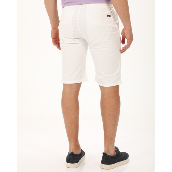 Ανδρική chino βερμούδα DORS 2136001.C01 λευκή