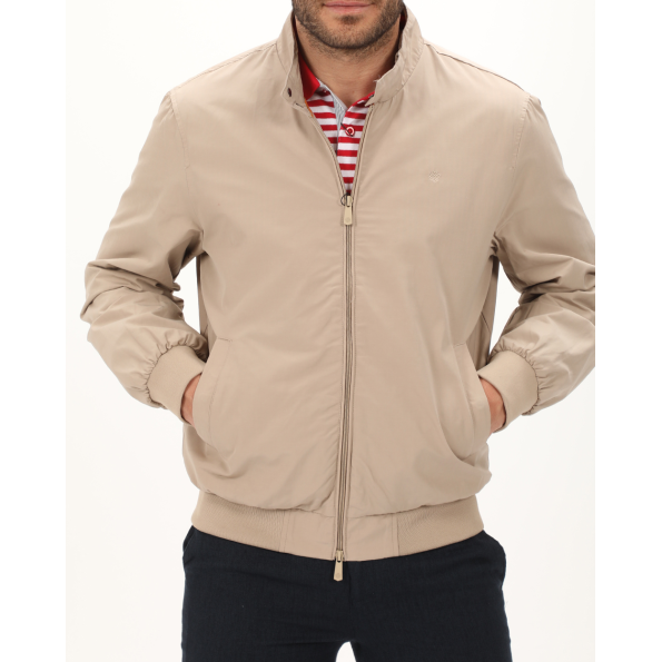 Ανδρικό ελαφρύ bomber μπουφάν DORS 3036002.C01 μπεζ