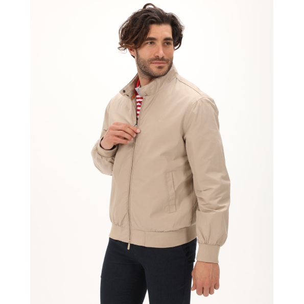 Ανδρικό ελαφρύ bomber μπουφάν DORS 3036002.C01 μπεζ