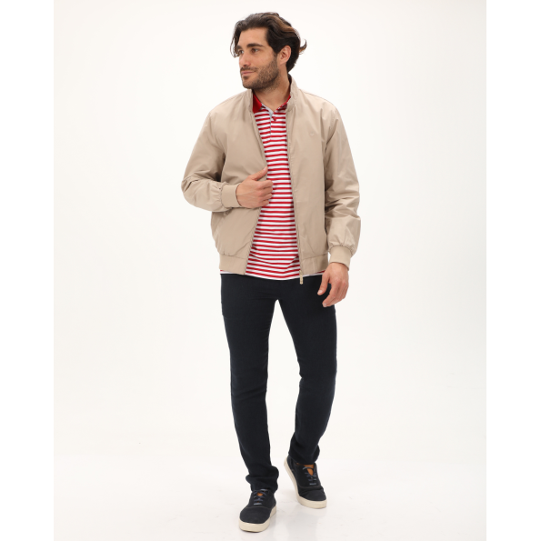 Ανδρικό ελαφρύ bomber μπουφάν DORS 3036002.C01 μπεζ