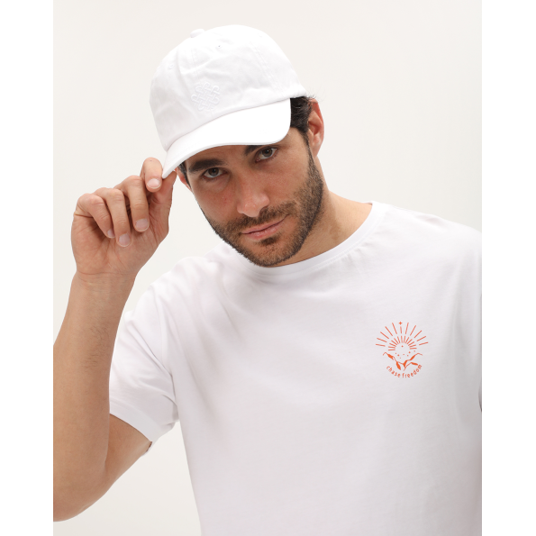 Ανδρικό καπέλο jockey DORS 8030001.C01 λευκό