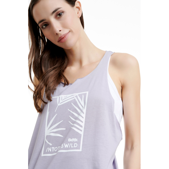 Γυναικείο tank top BODYTALK 1211-908121 λιλά