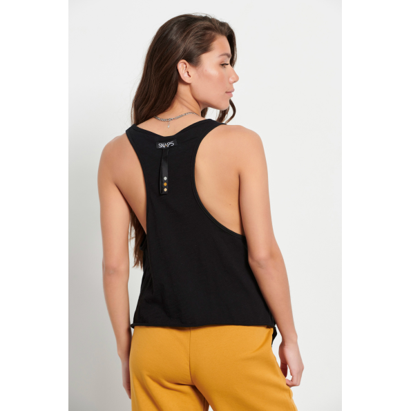 Γυναικείο tank top BODYTALK 1231-906521 μαύρο