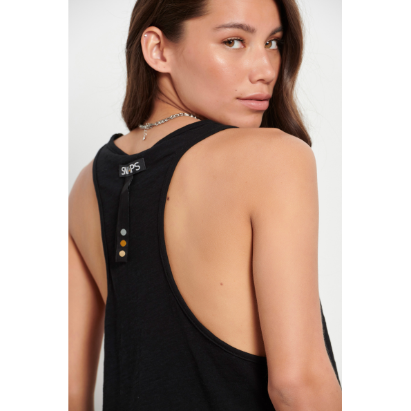 Γυναικείο tank top BODYTALK 1231-906521 μαύρο