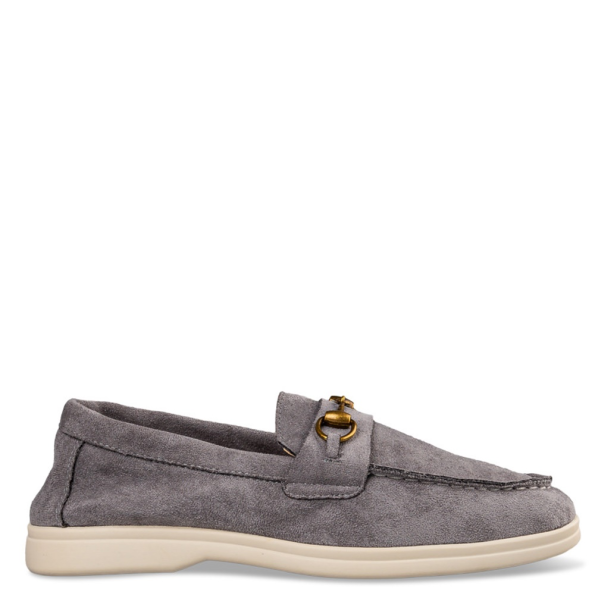 Γυναικεία loafers ENVIE E23-19250 γκρι