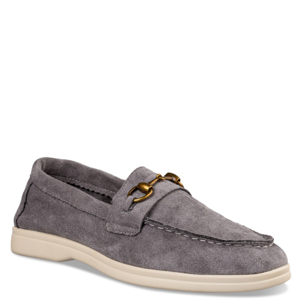 Γυναικεία loafers ENVIE E23-19250 γκρι